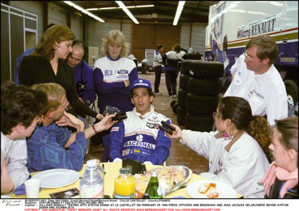 AYRTON SENNA F1 TESTS AT PAUL RICARD 1994