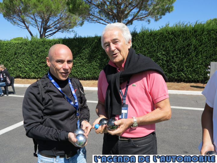 Eric Di Meo et Hugues de Chaunac "Monsieur Oreca" complices aux 4 Heures ELMS du circuit Paul-Ricard.