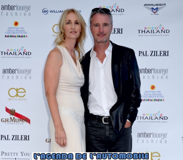 Sonia and Eddie Irvine at Amber Lounge.