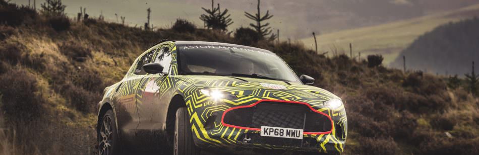 Aston Martin DBX SUV Camo 2019