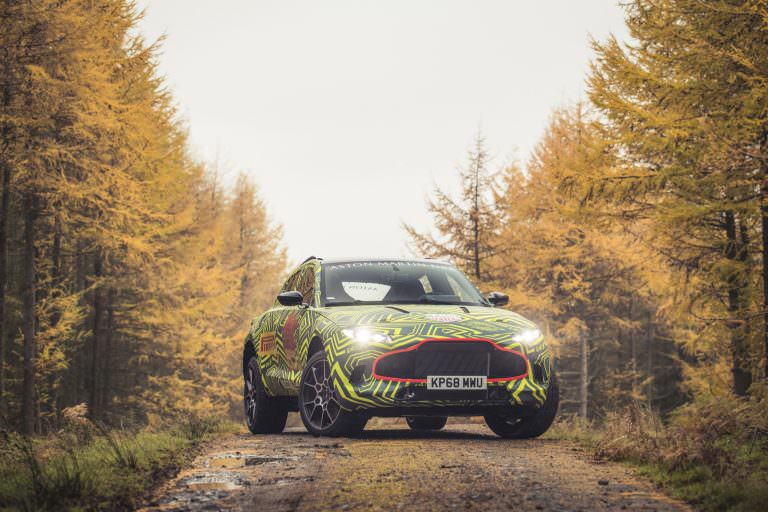 Aston Martin DBX SUV Camo 2019