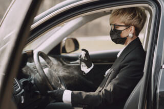 conduite masque voiture