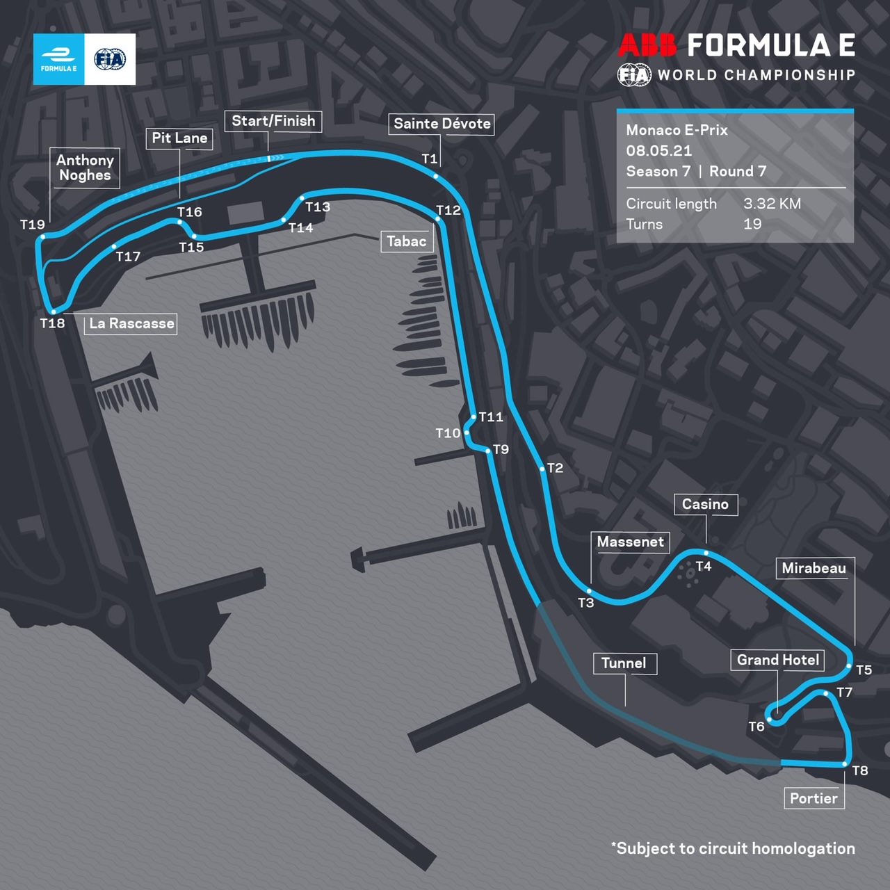 Formule E Le Circuit 2021 Du E Prix De Monaco Dévoilé 4216