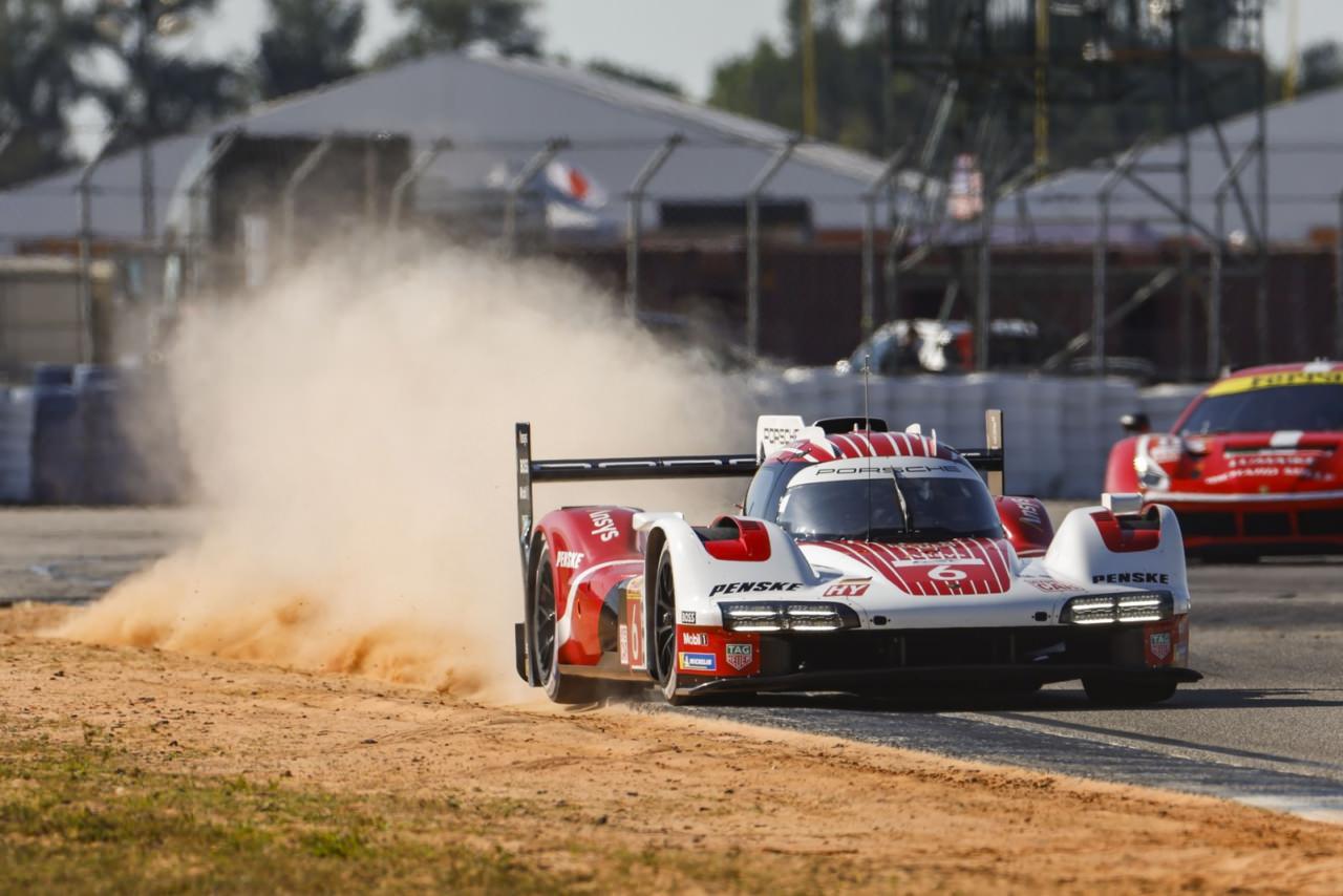 La Porsche 963 aux essais Prologue FIA WEC à Sebring 2023