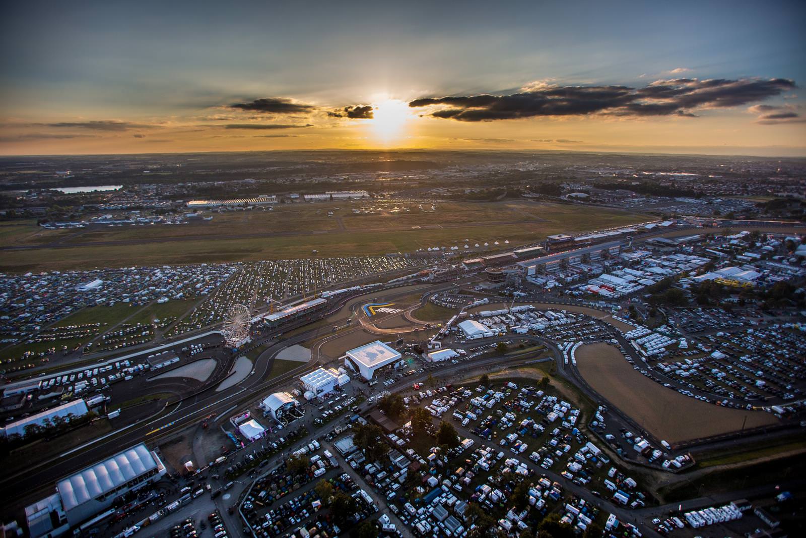 Vu de haut du Circuit des 24 Heures du Mans